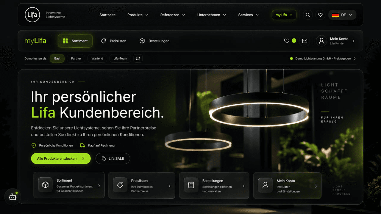 Lifa Customer Portal project visual
